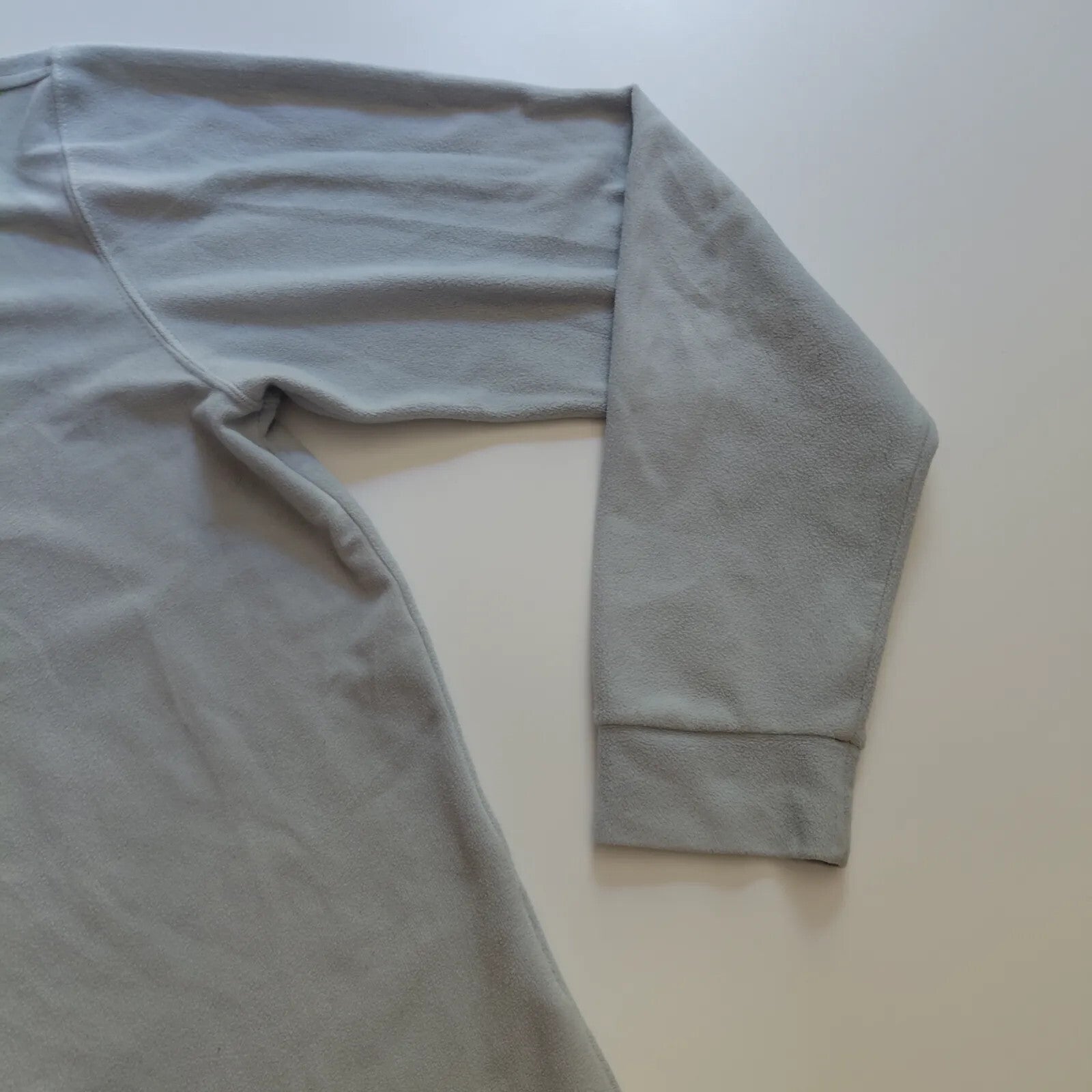Champion 1/4 Zip Fleece Grey Logo Embroidered Outdoor