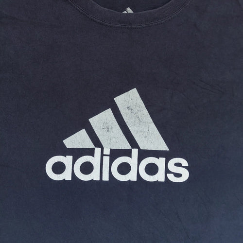 Adidas Men's Navy Logo T Shirt Size ? Graphic Cotton Tee
