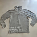 Champion 1/4 Zip Fleece Grey Logo Embroidered Outdoor