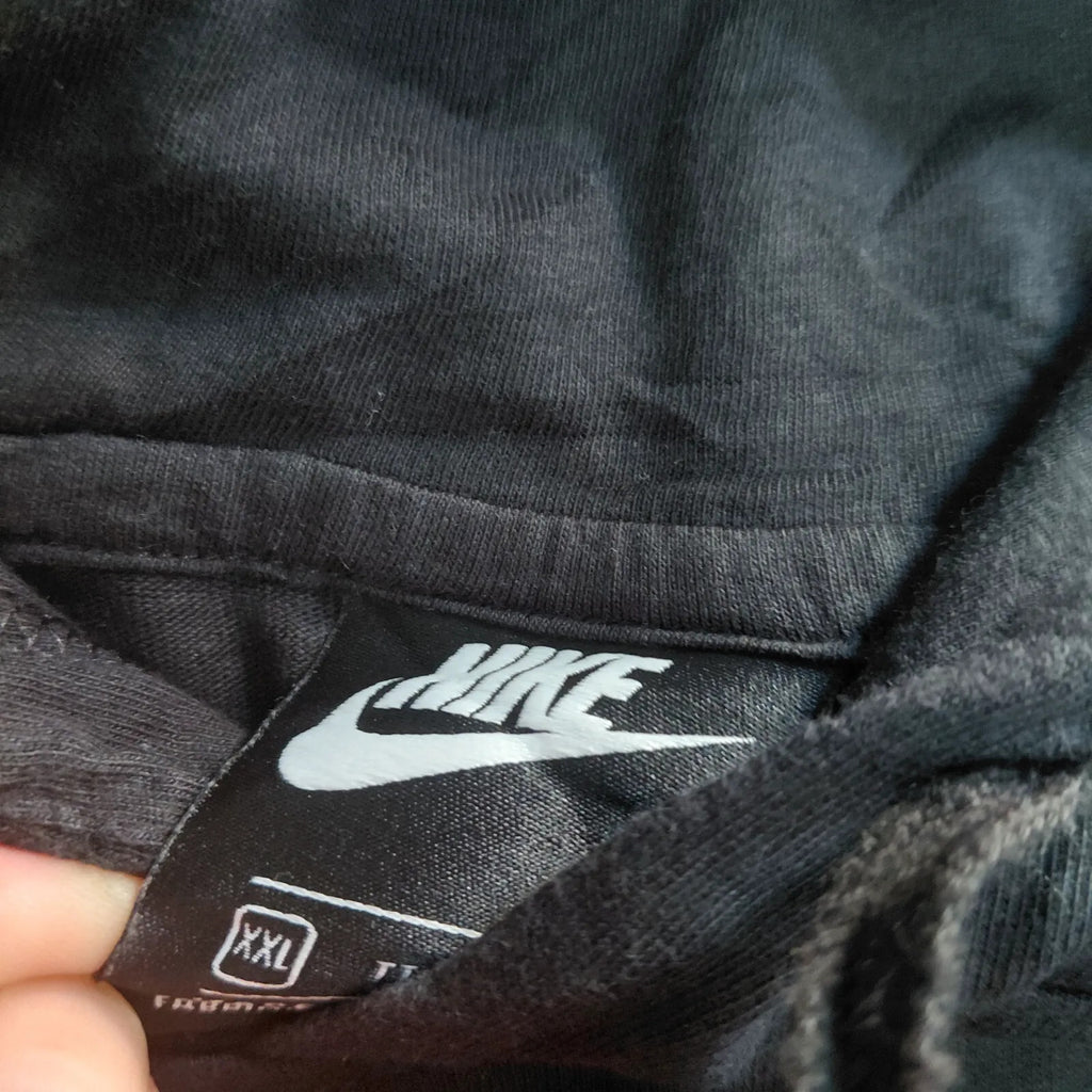 Nike Hoodie XXL Black Logo Pullover Streetwear