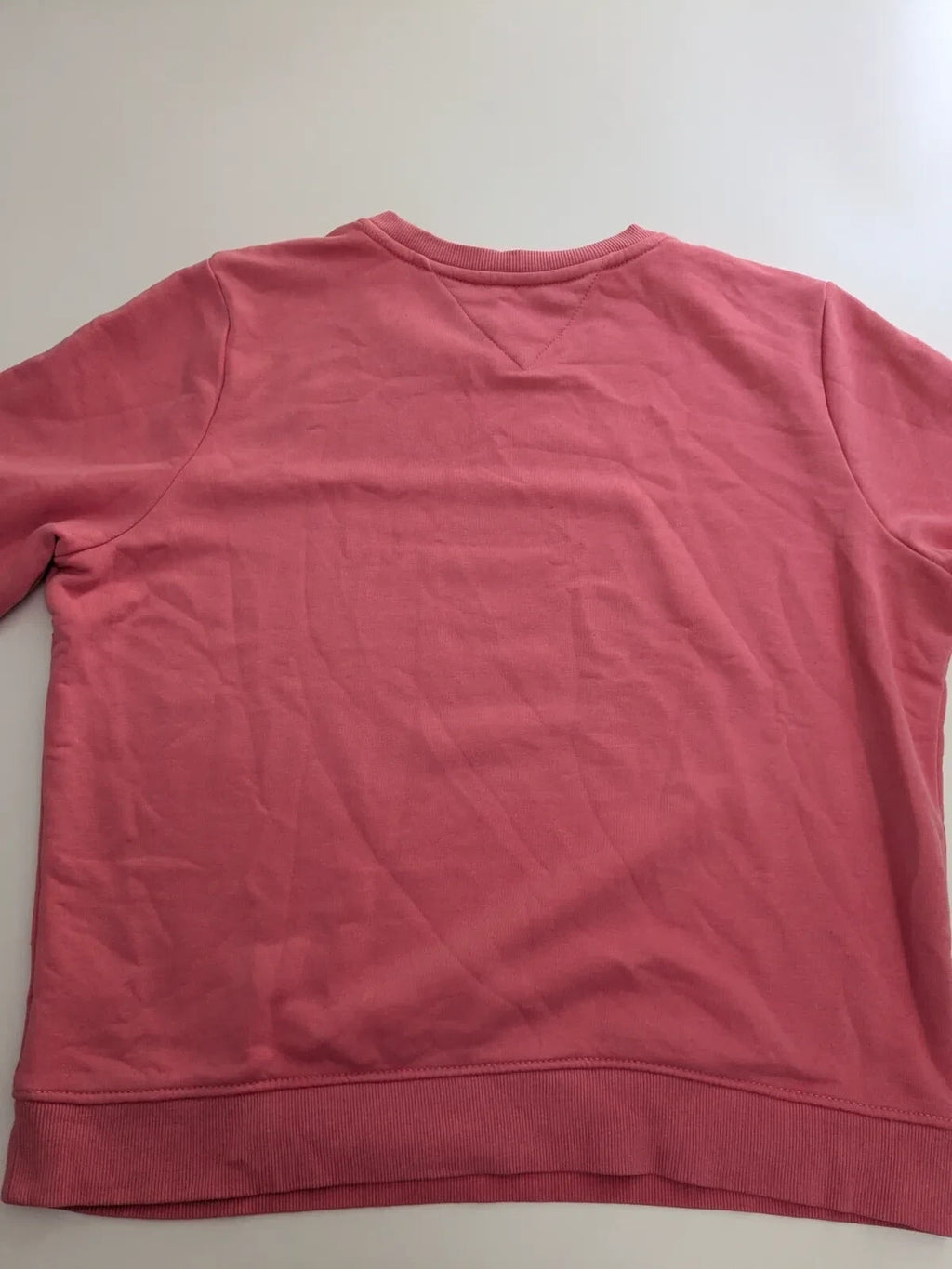 Tommy Jeans Crewneck Sweatshirt M Pink Cotton Logo Pullover
