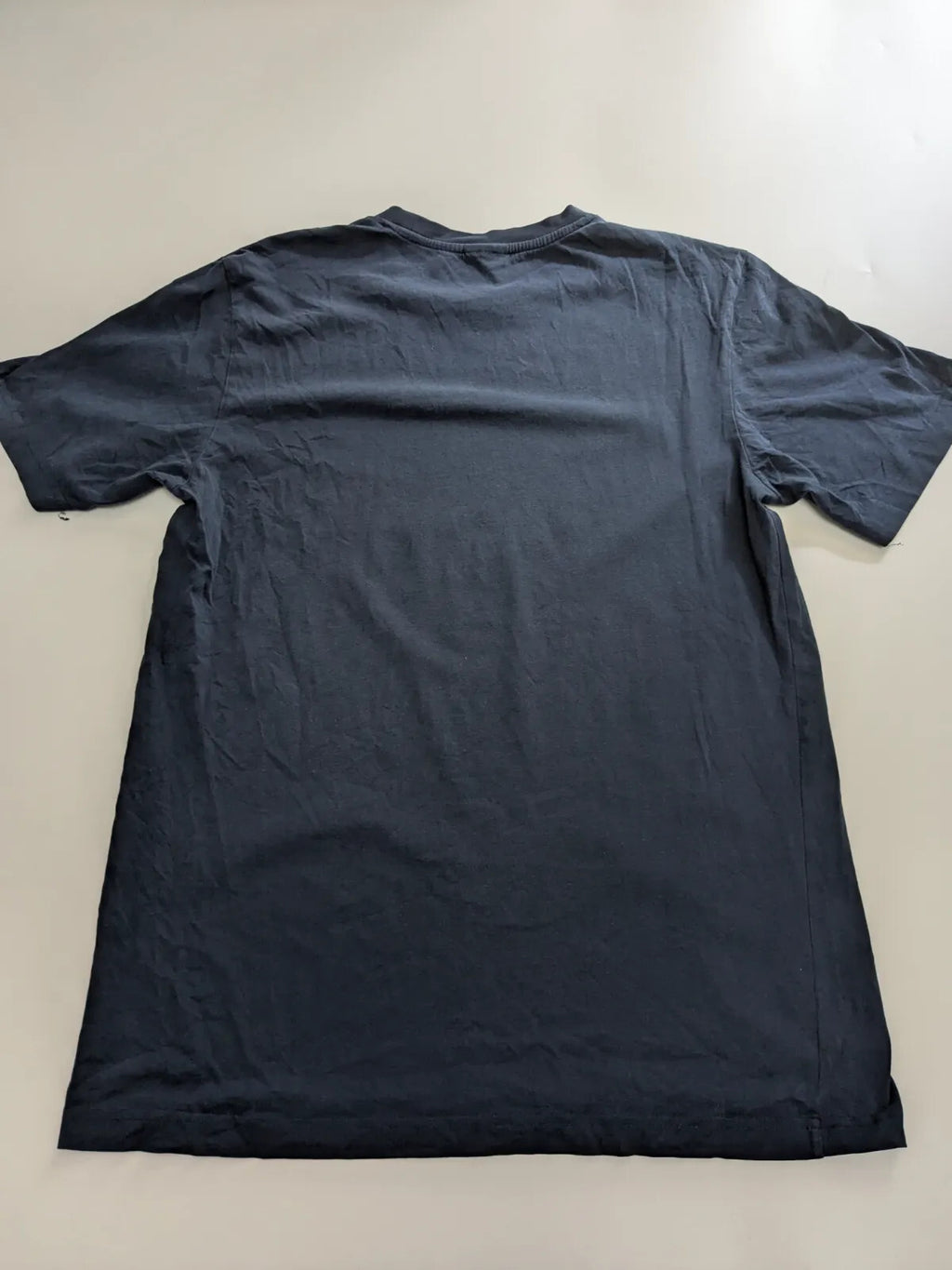 Adidas T Shirt Navy Cotton Logo Graphic Streetwear