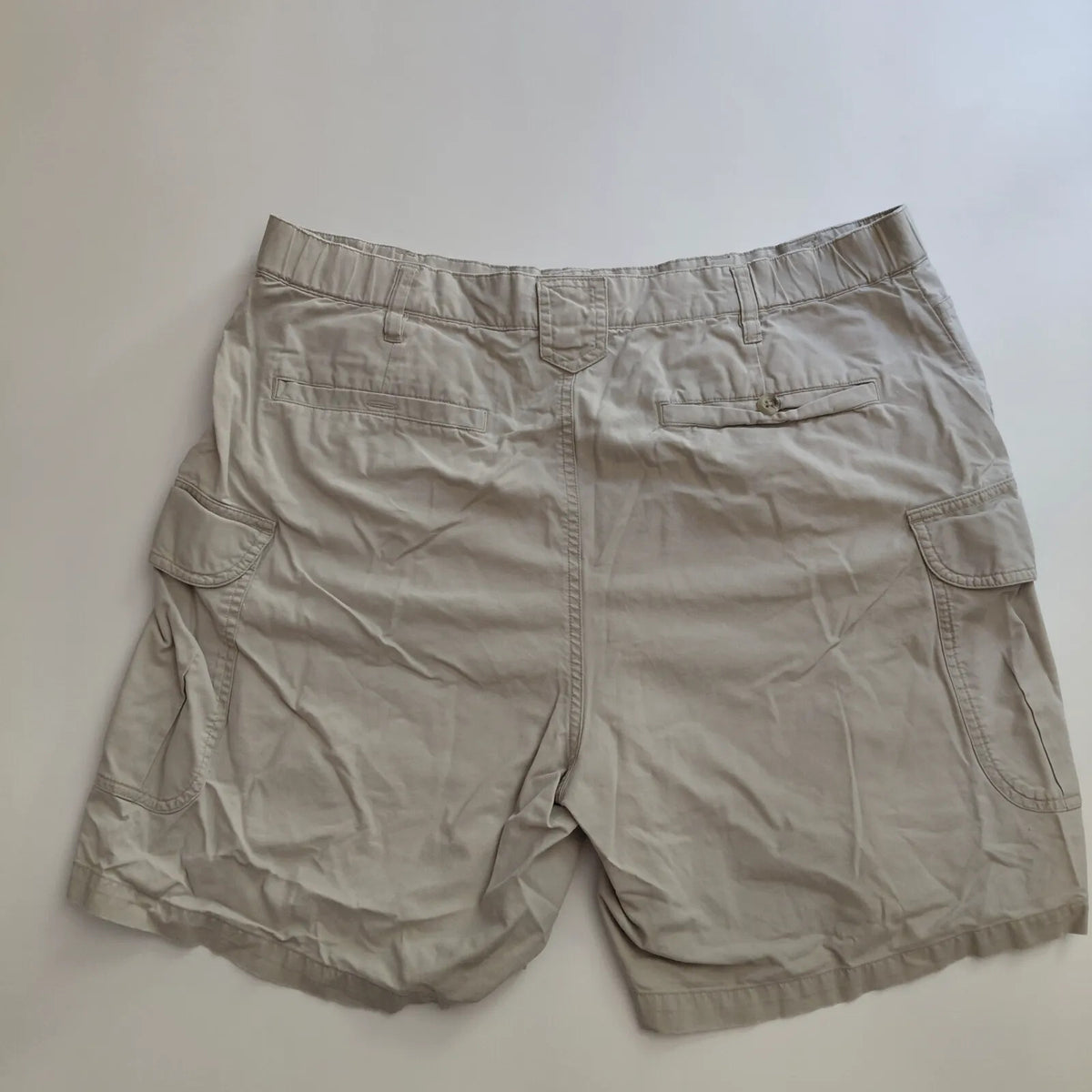 Columbia Cargo Shorts Mens Beige Button Fly Cargo Utility Outdoor