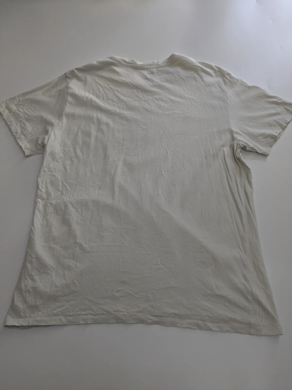 Levis T Shirt XL White Cotton Jersey Logo Print Graphic Short Sleeve Pullover