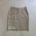 Maxmara Pencil Skirt Womens UK12 Beige Striped