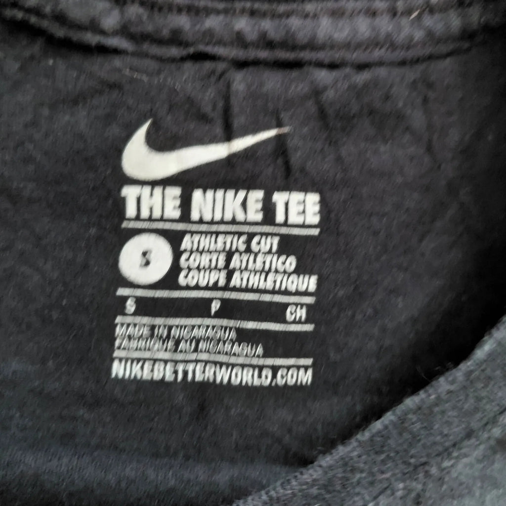 Nike The Nike Tee Crew Neck T Shirt Mens Black Cotton Minnesota Vikings Logo