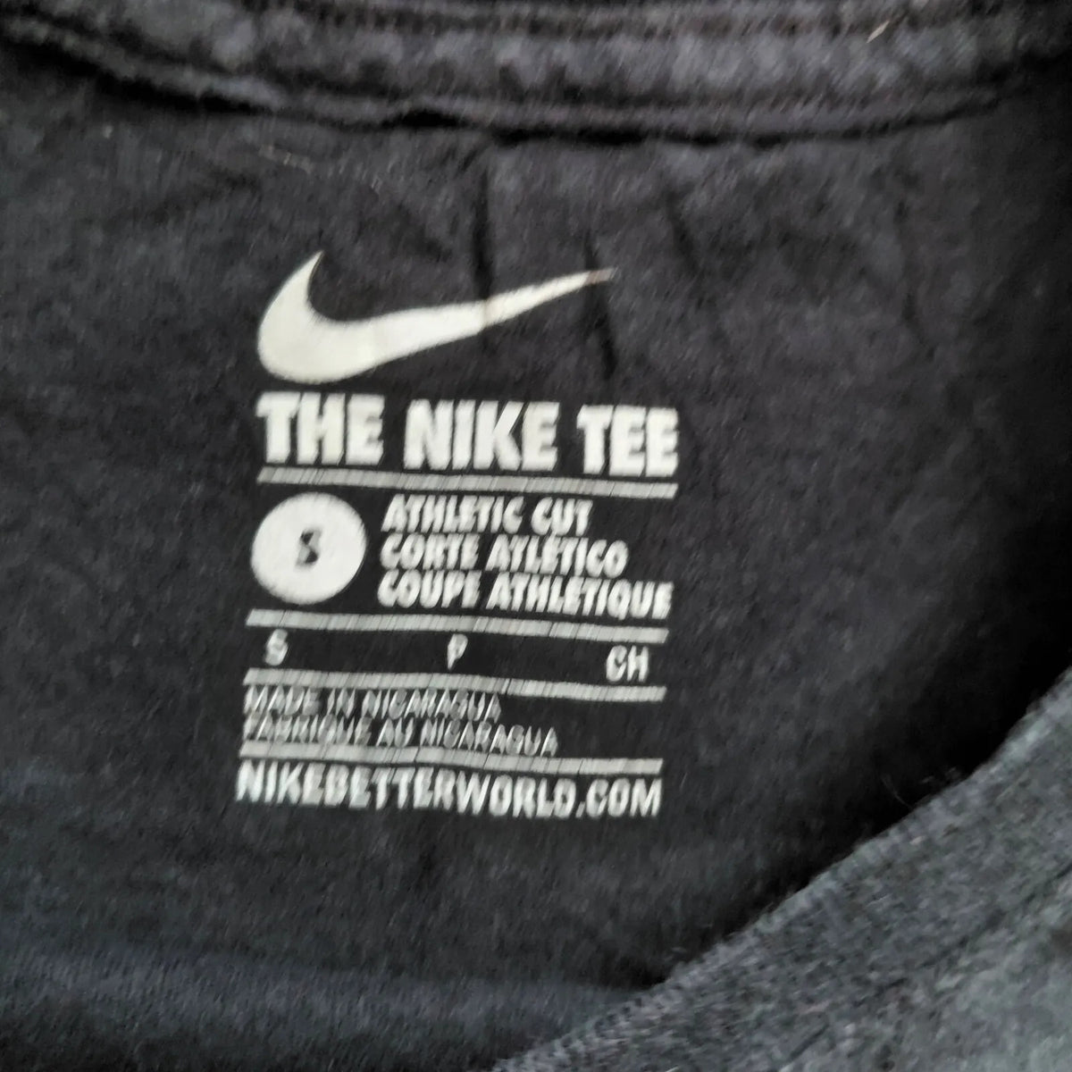 Nike The Nike Tee Crew Neck T Shirt Mens Black Cotton Minnesota Vikings Logo
