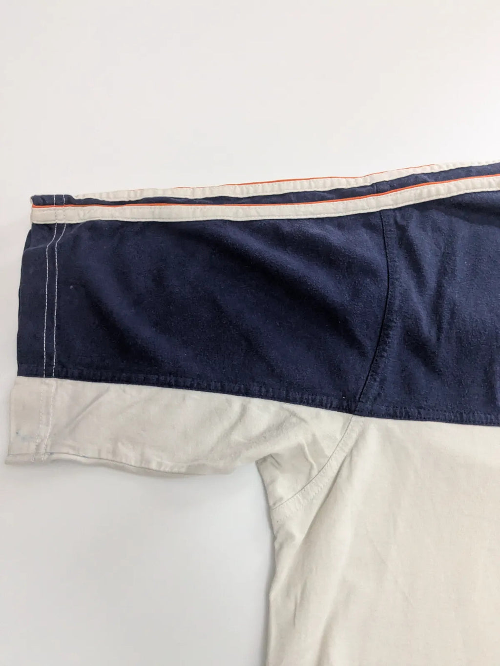Adidas T-Shirt Navy White Cotton Logo Striped Crew Neck Short Sleeve Streetwear