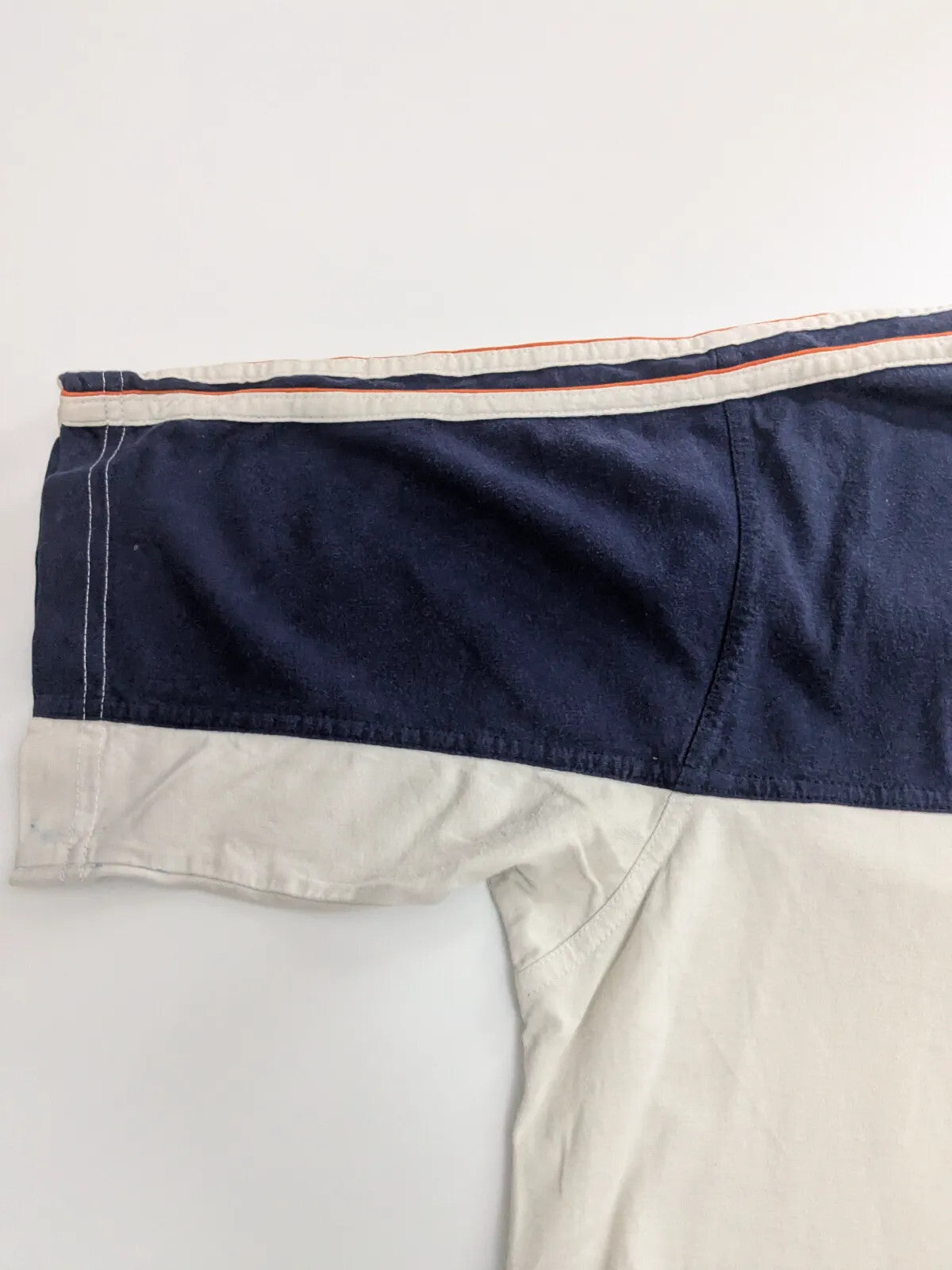 Adidas T-Shirt Navy White Cotton Logo Striped Crew Neck Short Sleeve Streetwear