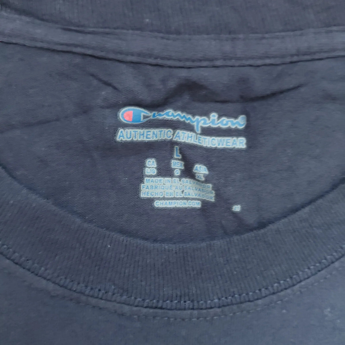 Champion US Marine Corps Graphic T Shirt Men's Large Navy