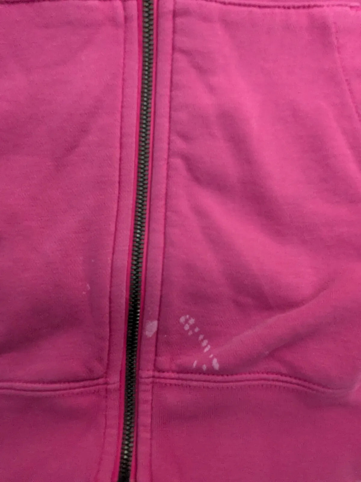 Nike Zip Hoodie Pink Cotton Full Zip Logo Hooded Streetwear