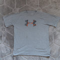 Under Armour Loose Fit T Shirt Men's Grey Size L Performance Tee