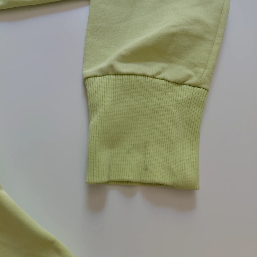 Champion Jacket Lime Green Full Zip Stand Collar Logo Streetwear