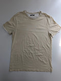 Gaudi T-Shirt Cream Cotton Logo Short Sleeve Crew Neck Pullover