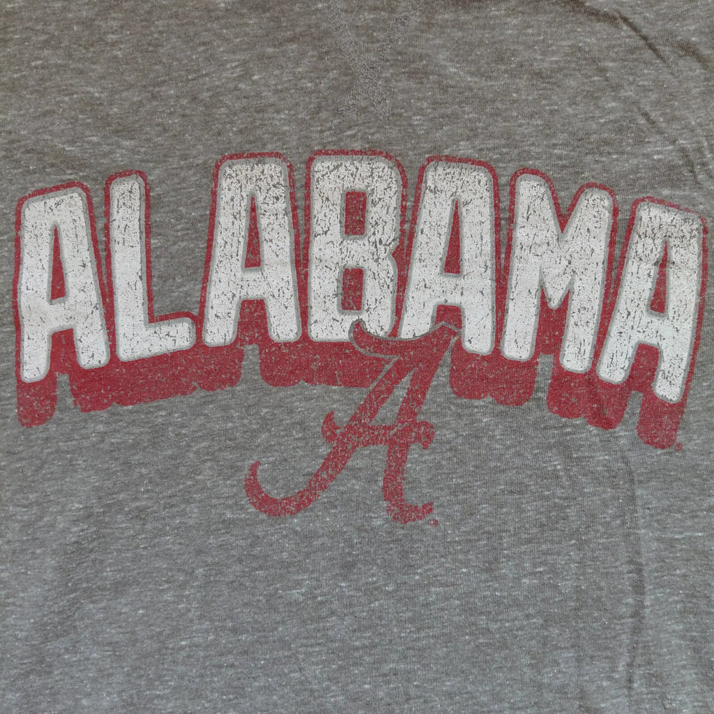 Alabama Graphic T Shirt Small Grey Crew Neck Short Sleeve Graphic Print