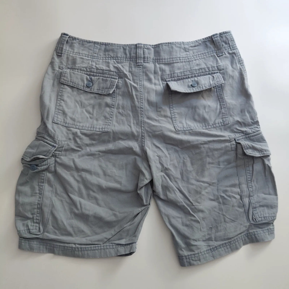 Goodfellow & Co Cargo Shorts Mens UK36 Grey Cotton Cargo Utility Workwear