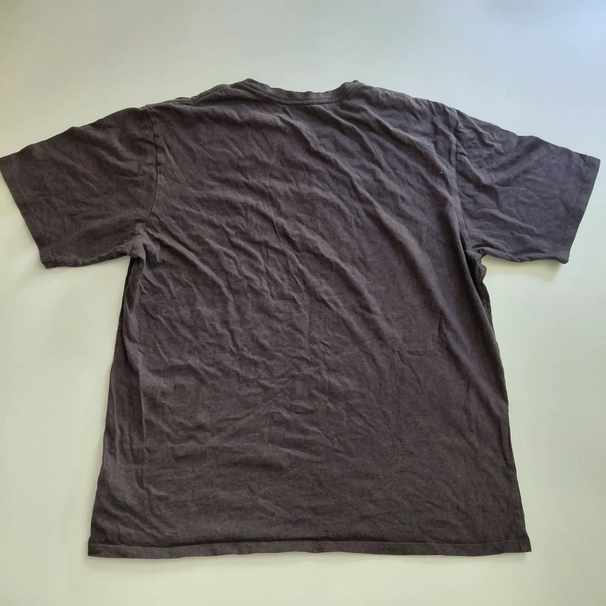 Patagonia T-Shirt Medium Charcoal Organic Cotton Short Sleeve Pocket Logo
