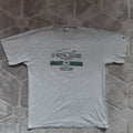 Champion Crew Neck T Shirt Mens XL Grey Heather Cotton Soccer Logo Graphic