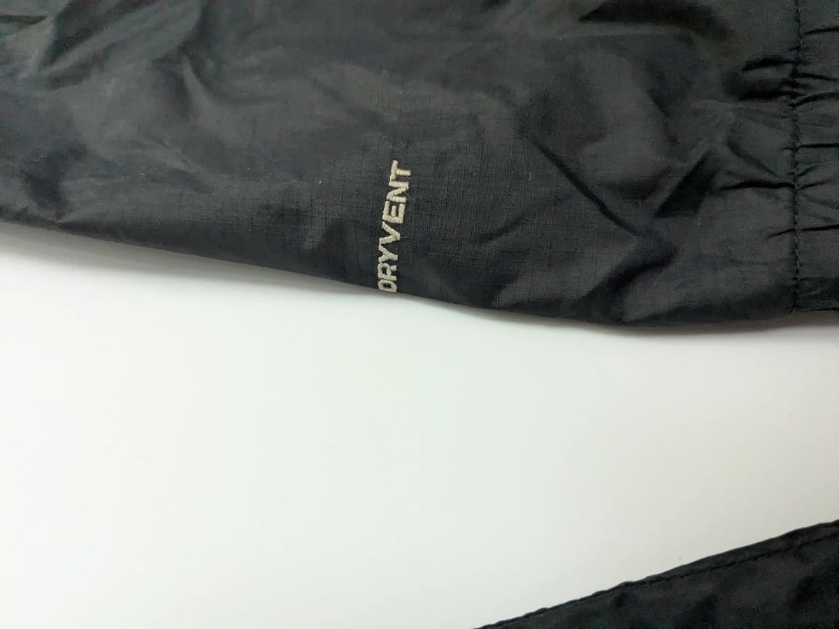 The North Face Shell Jacket Womens Small Black Nylon Ripstop Dryvent Waterproof