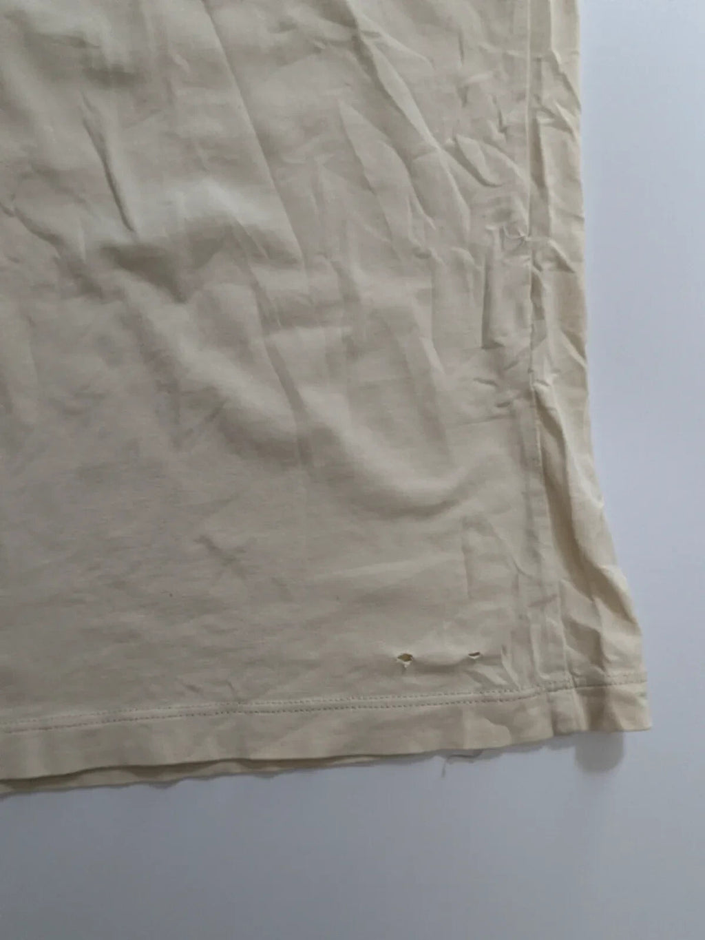 Gaudi T-Shirt Cream Cotton Logo Short Sleeve Crew Neck Pullover