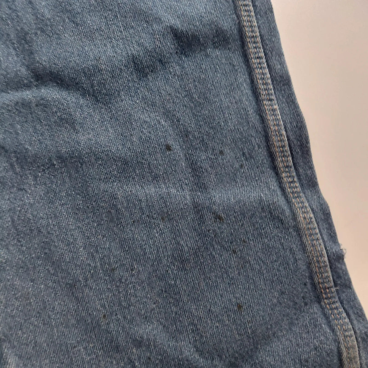 Dickies Carpenter Jeans Mid Blue Wash Denim Distressed Ripped Workwear Utility