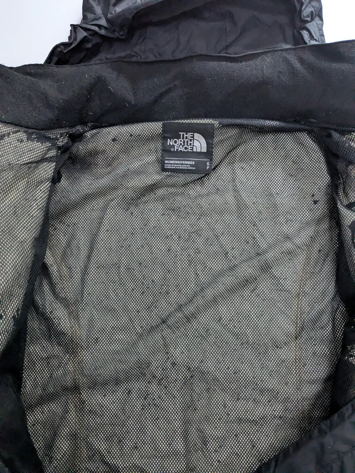 The North Face Shell Jacket Womens Small Black Nylon Ripstop Dryvent Waterproof