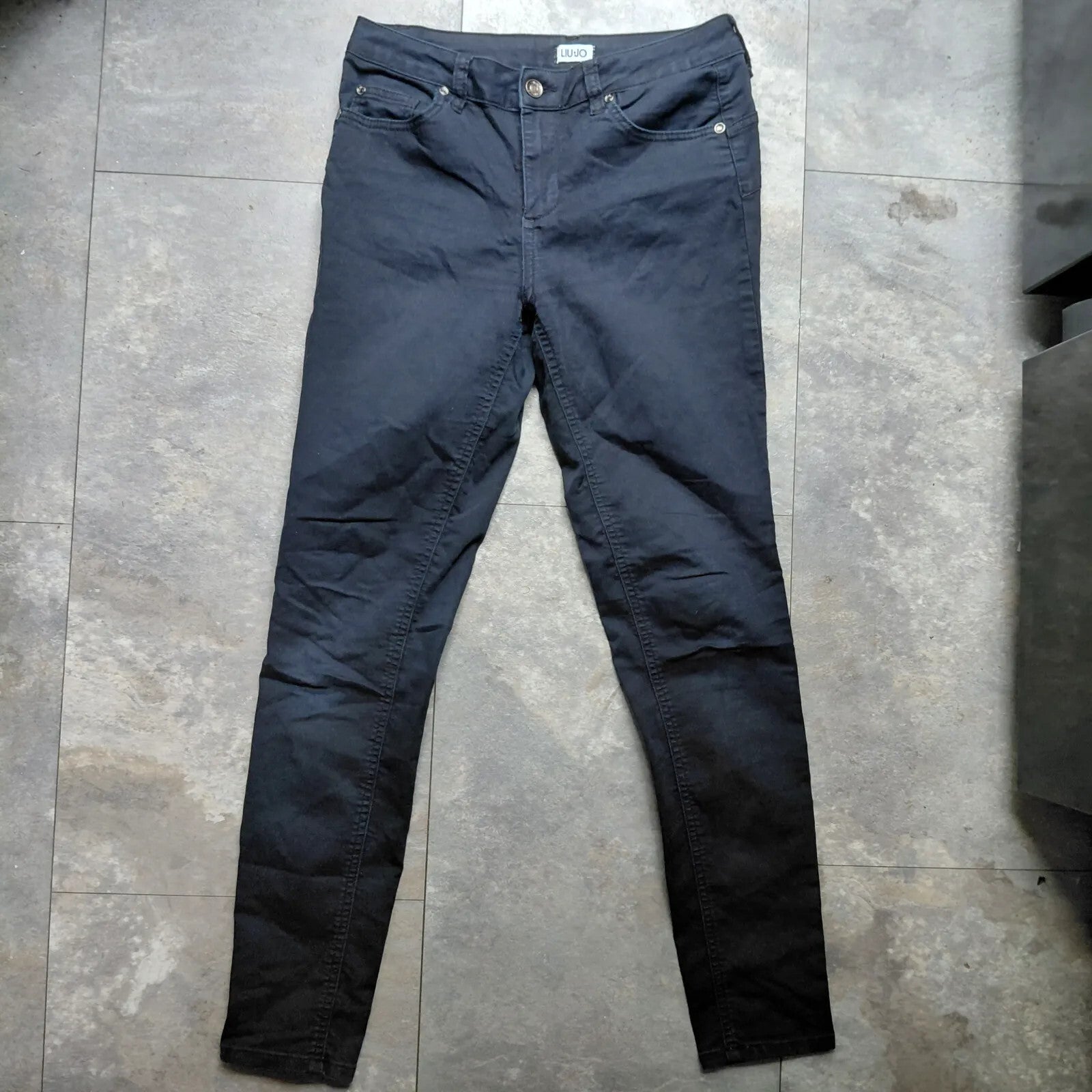 Liu Jo Jeans Womens Black Denim Slim Fit
