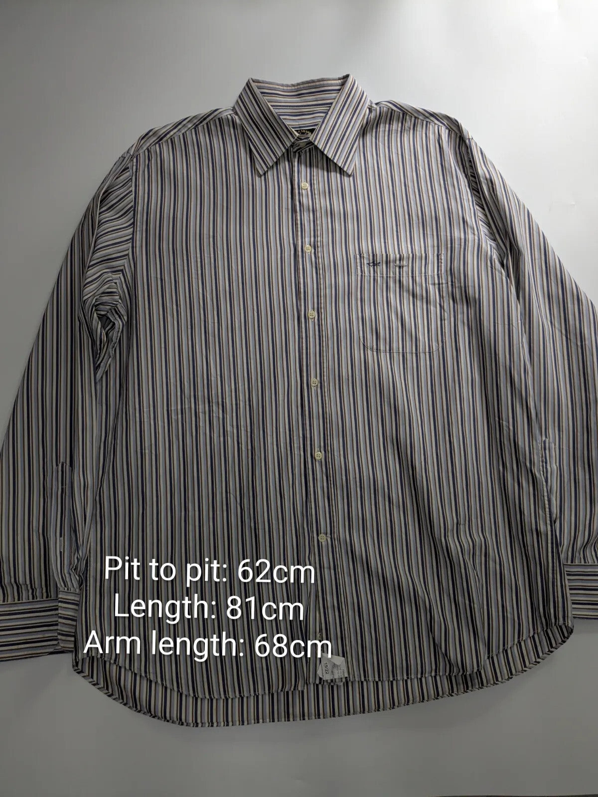 Paul & Shark Shirt Striped Button Up Long Sleeve