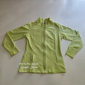 Champion Jacket Lime Green Full Zip Stand Collar Logo Streetwear