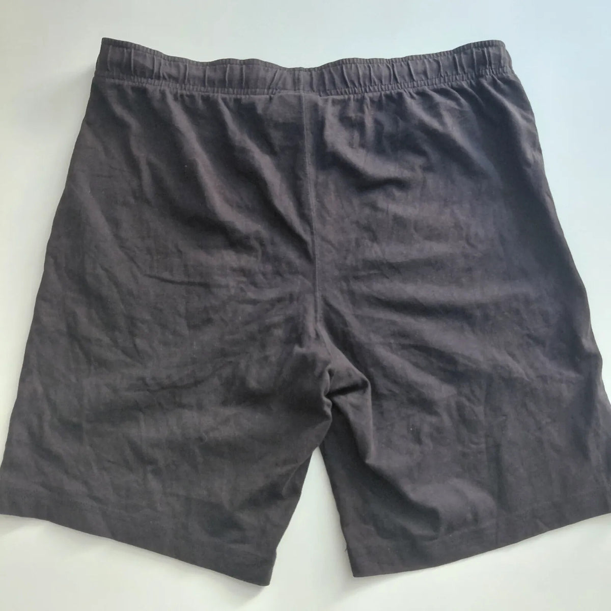 Champion Shorts Black Logo Elastic Waist Athletic