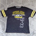NFL Pittsburgh Steelers T Shirt Men's Large Black Graphic Logo Tee
