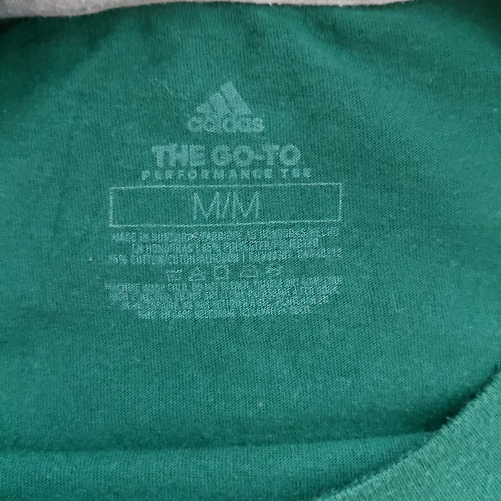 Adidas Crew Neck T Shirt Medium Green Portland Timbers Graphic Logo Team Short