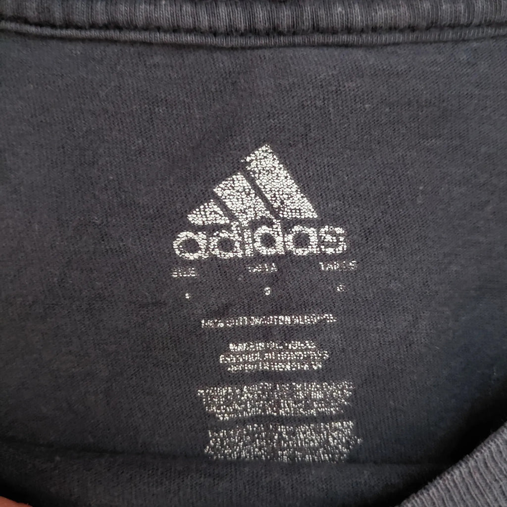 Adidas Men's Navy Logo T Shirt Size ? Graphic Cotton Tee