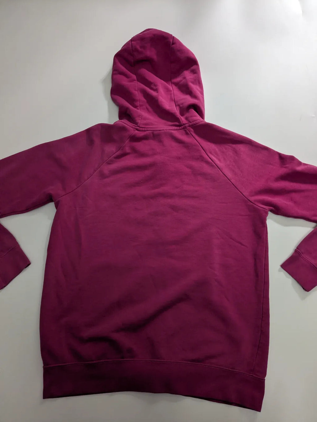 Nike Zip Hoodie Pink Cotton Full Zip Logo Hooded Streetwear