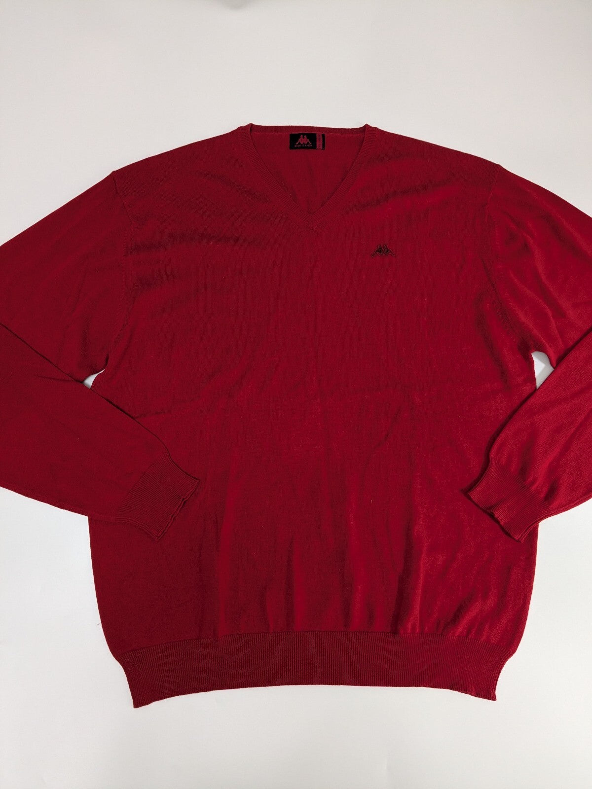 Kappa red V-neck sweater