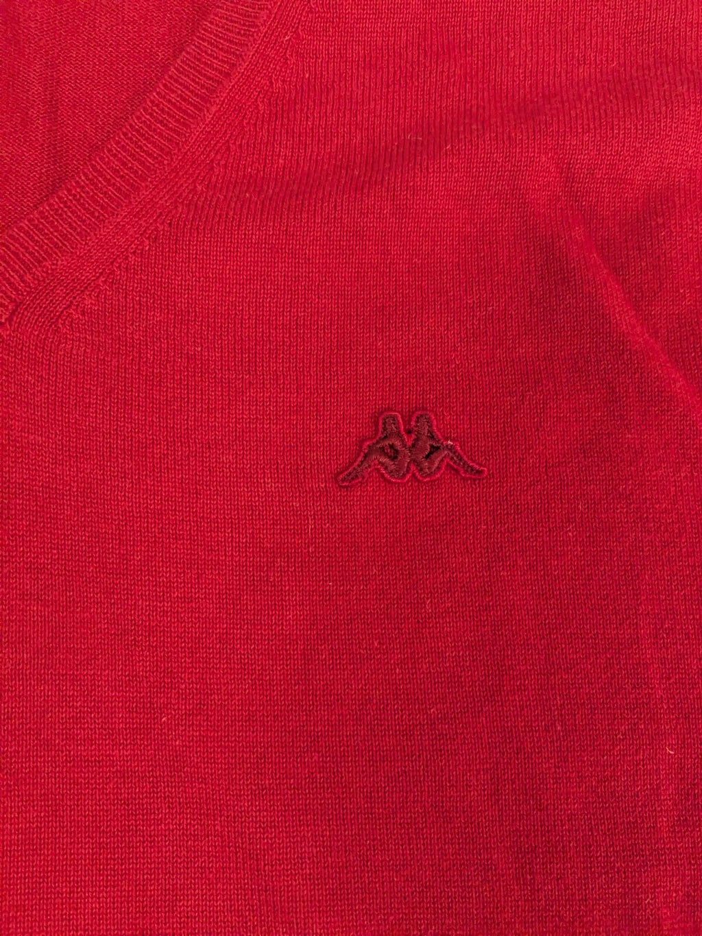 Kappa red V-neck sweater