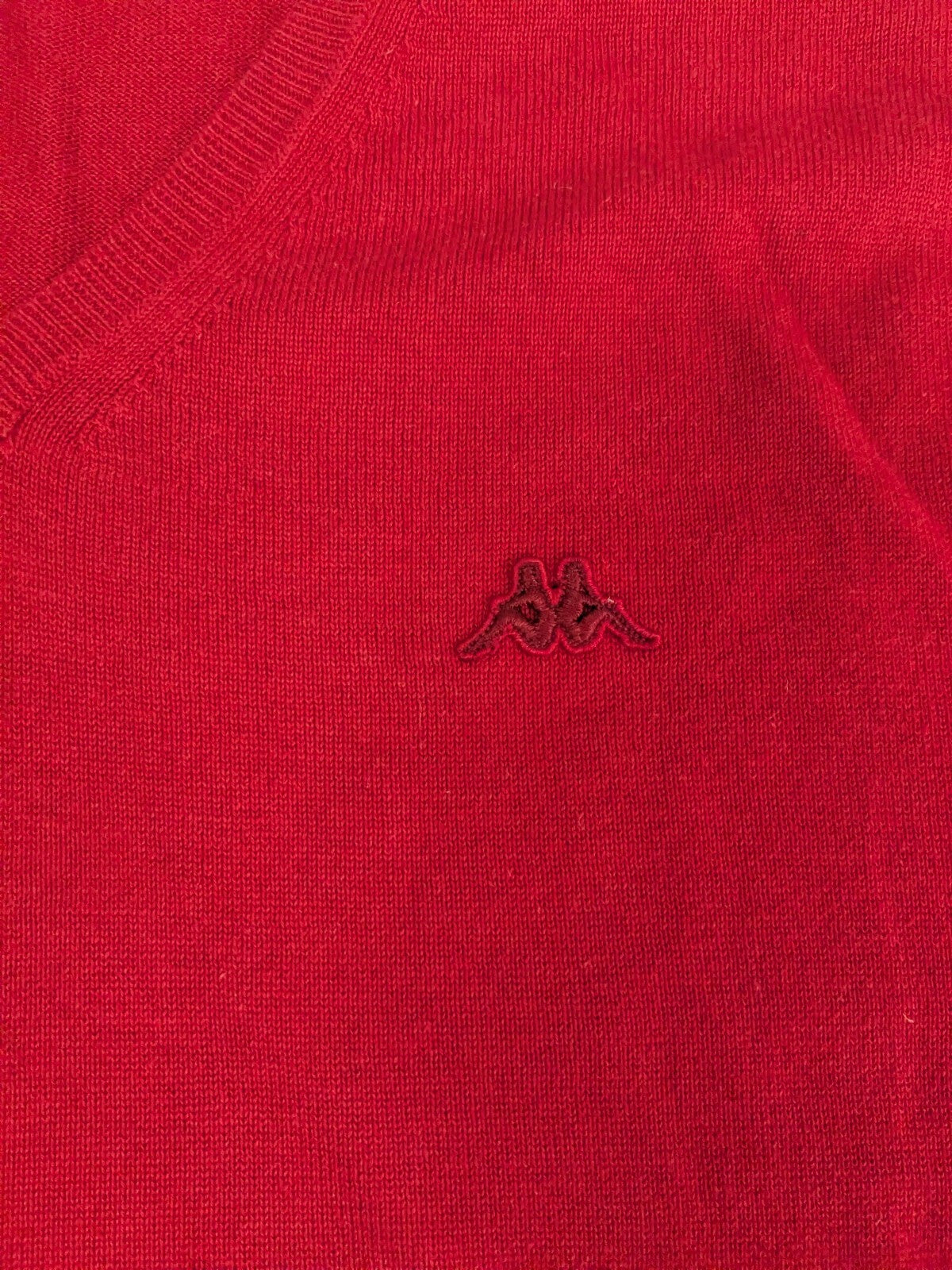 Kappa red V-neck sweater