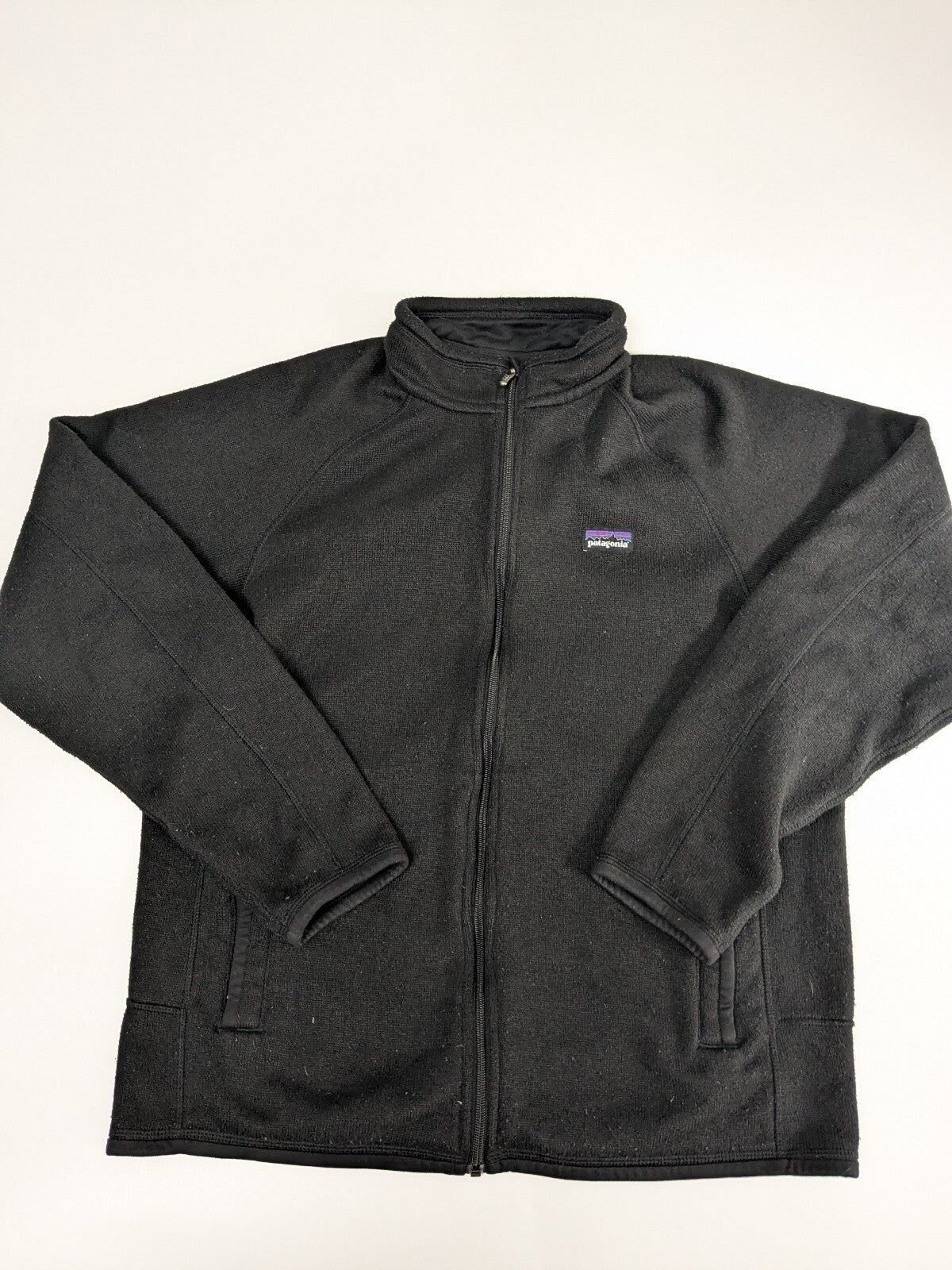 Patagonia black full zip fleece jacket