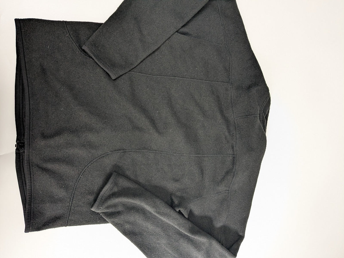 Patagonia black full zip fleece jacket