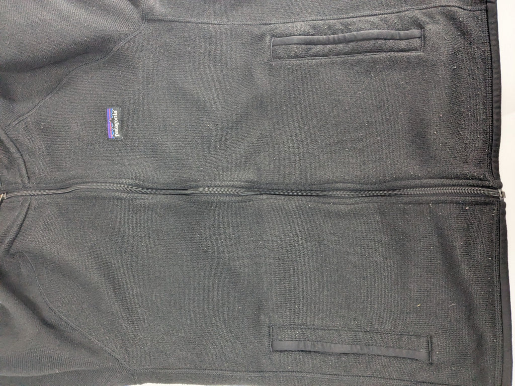 Patagonia black full zip fleece jacket
