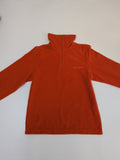 Lotto orange quarter-zip fleece pullover