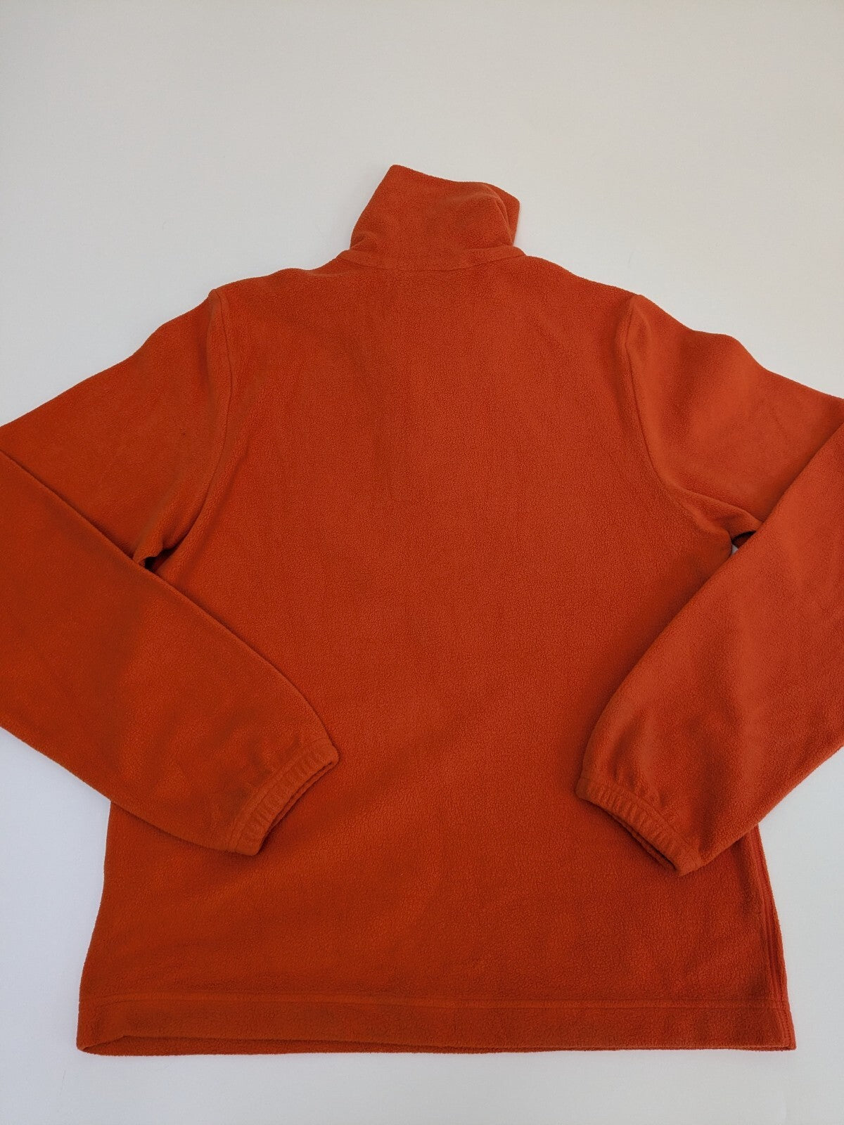 Lotto orange quarter-zip fleece pullover