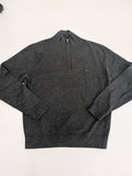 Tommy Hilfiger gray quarter-zip sweater