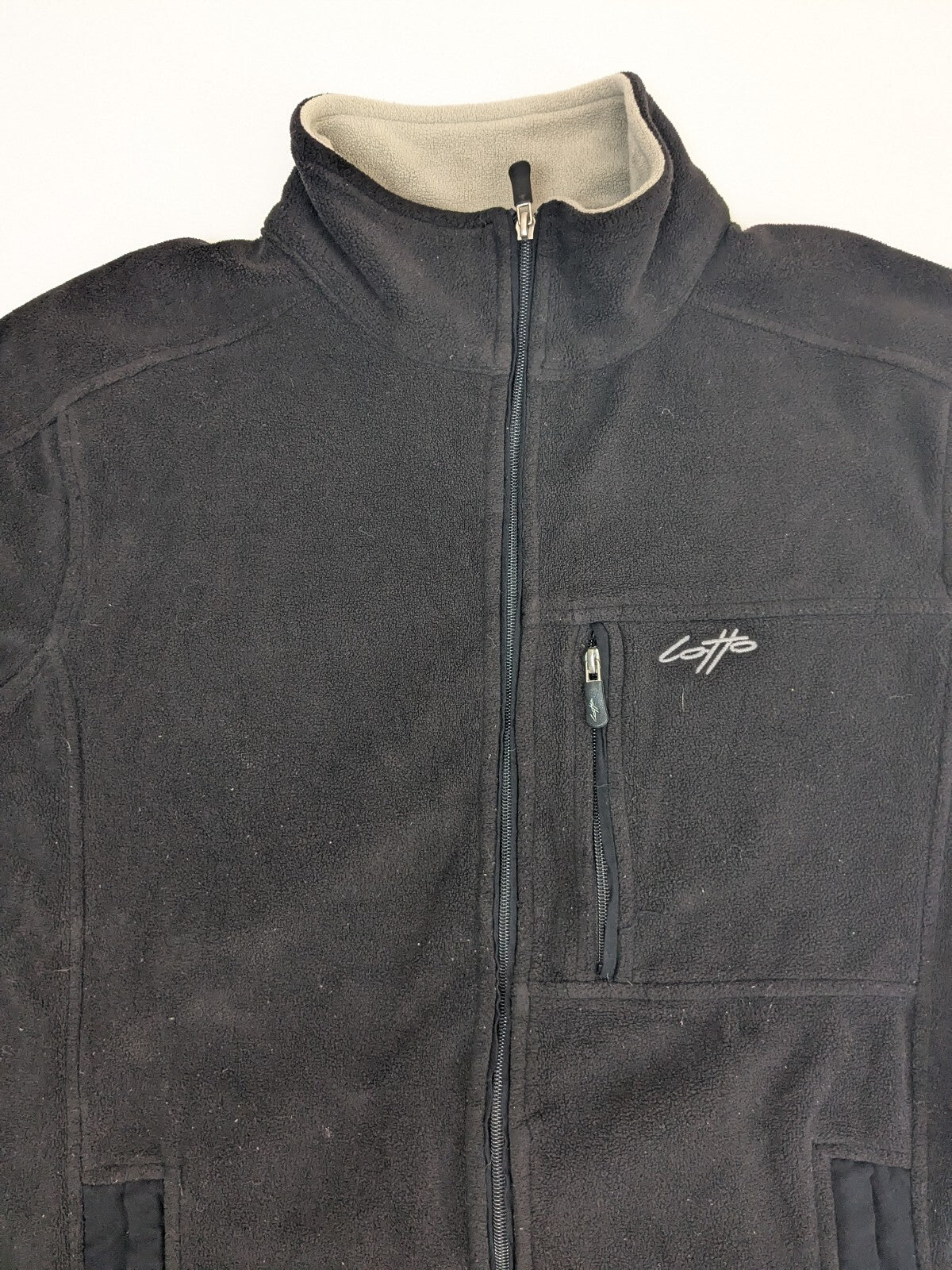 Lotto black full-zip fleece jacket