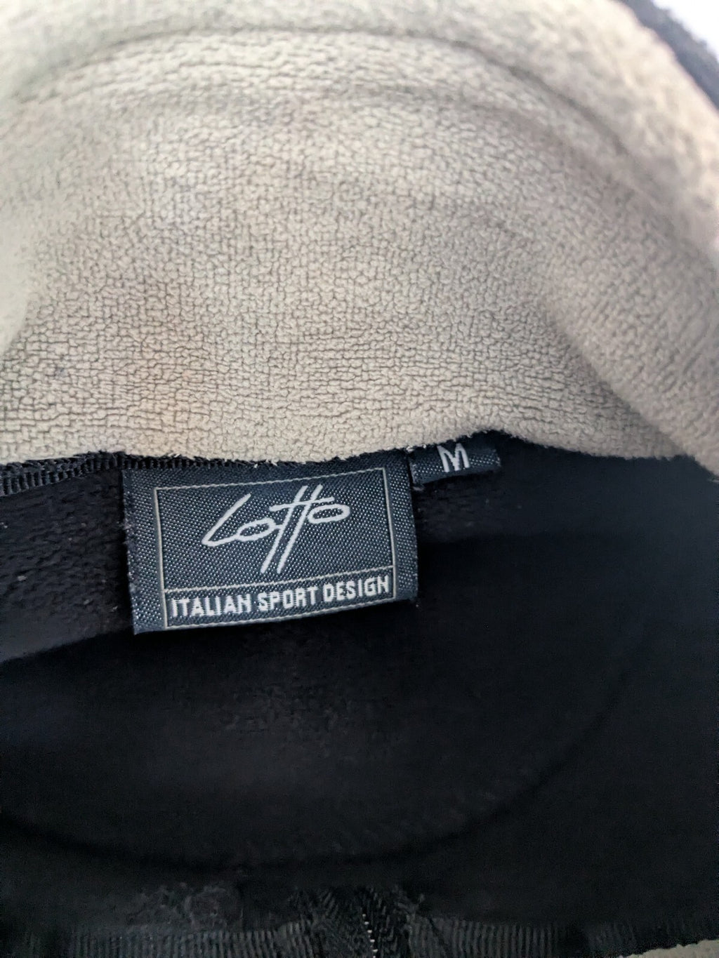 Lotto black full-zip fleece jacket