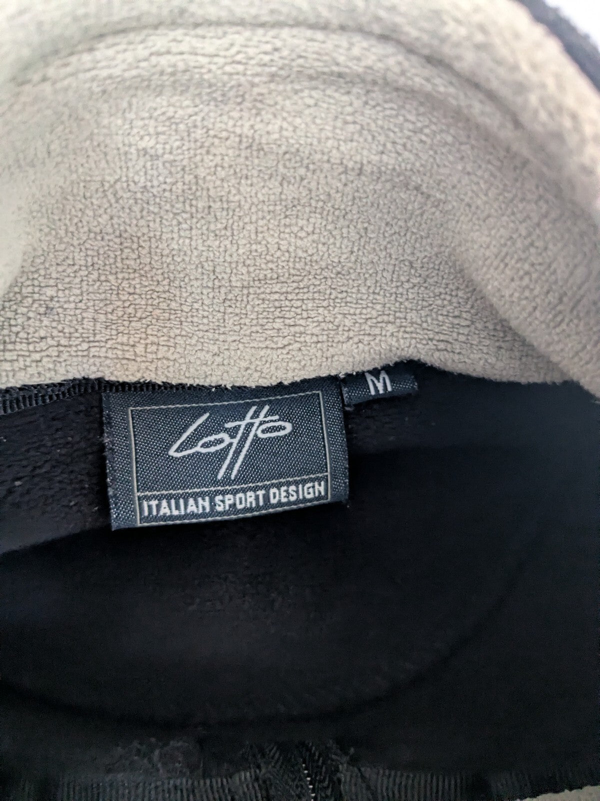 Lotto black full-zip fleece jacket