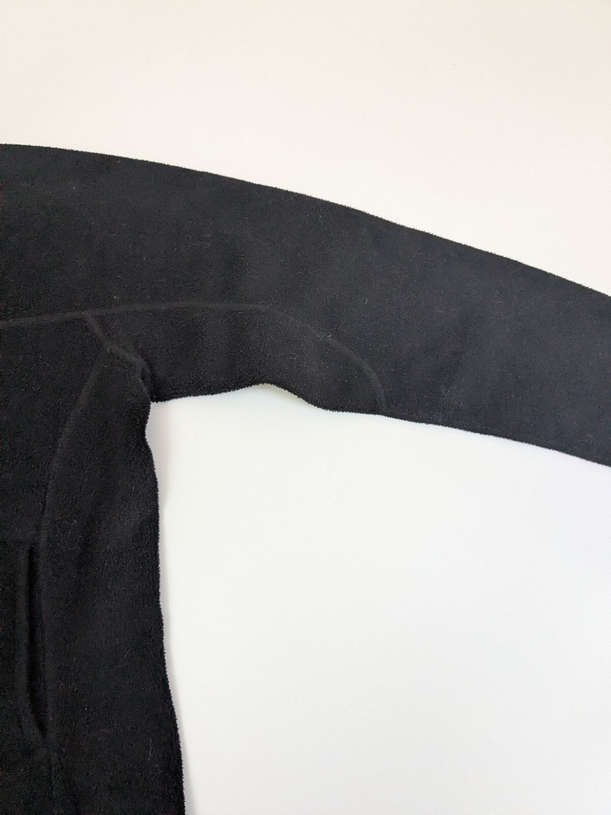 Patagonia Synchilla black quarter-zip fleece pullover