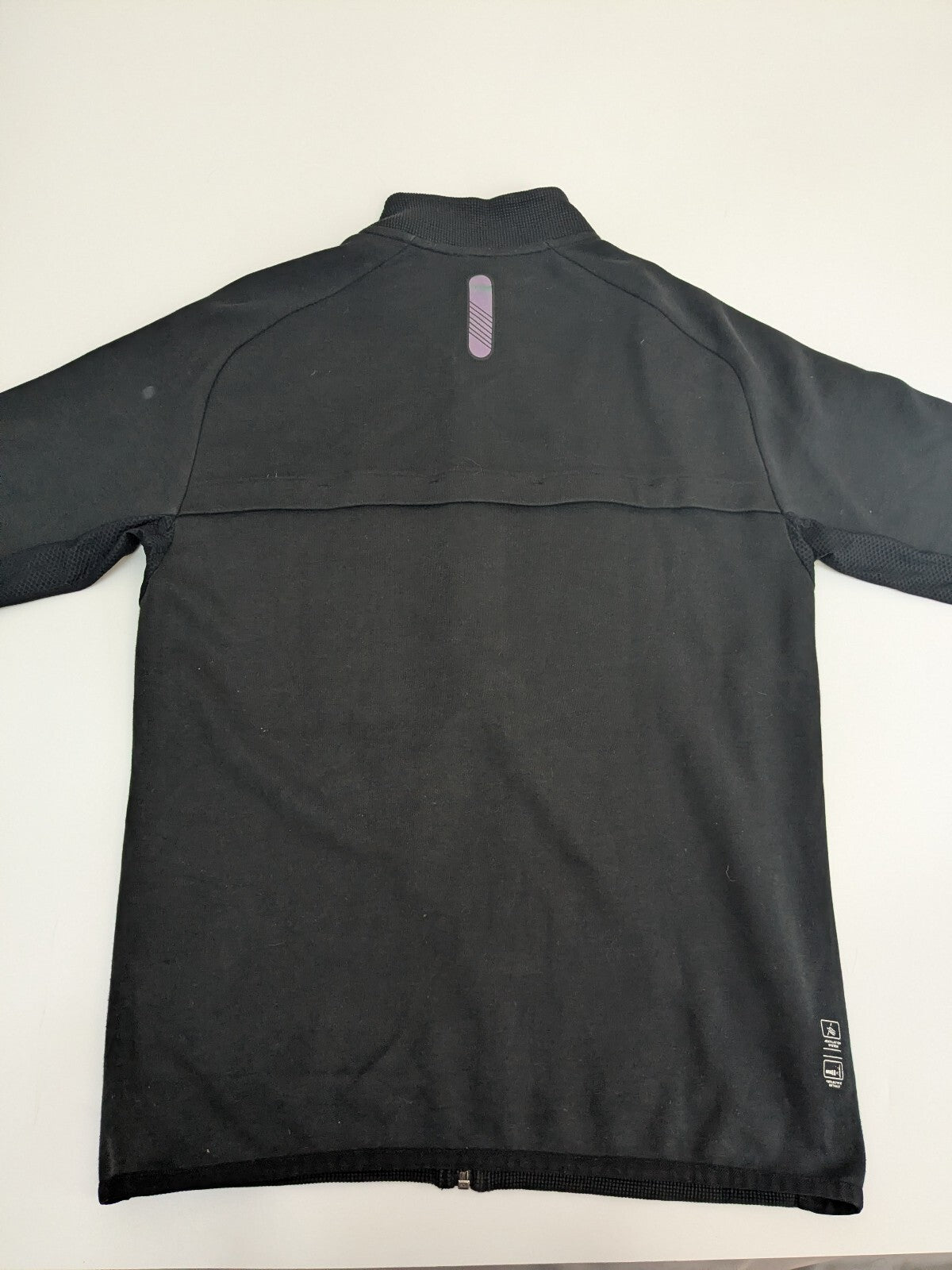 EA7 Emporio Armani black full-zip track jacket