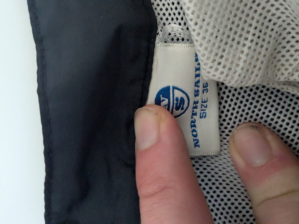 North Sails black and pink swim shorts