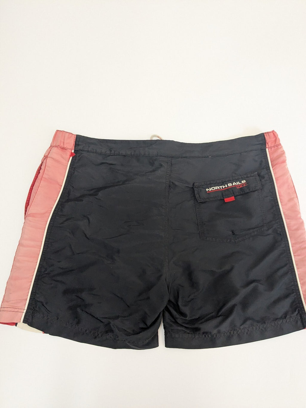 North Sails black and pink swim shorts